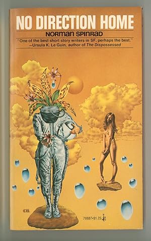 Seller image for No Direction Home, an Anthology of Science fiction Stories by Norman Spinrad, First Edition, Pockt books PBO cover art by Charles Moll for sale by Brothertown Books