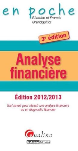 analyse financière (édition 2012-2013)