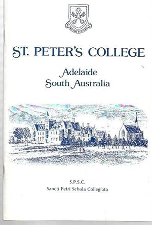 Seller image for St. Peter's College, Adelaide, South Australia. S.P.S.C. Sancti Petri Schola Collegiata. for sale by City Basement Books