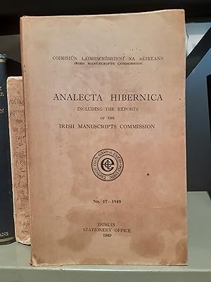 Image du vendeur pour Analecta Hibernica No 17 - 1949 - Proceedings of the United Irishmen mis en vente par Temple Bar Bookshop