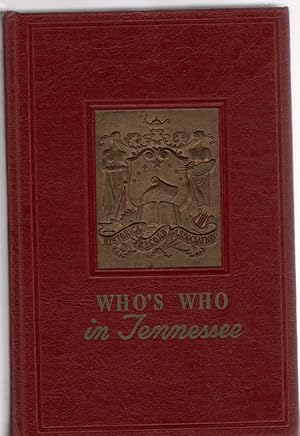 Seller image for Who's Who in Tennessee for sale by McCormick Books