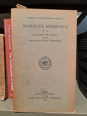 Image du vendeur pour Analecta Hibernica No 23 - 1966 mis en vente par Temple Bar Bookshop