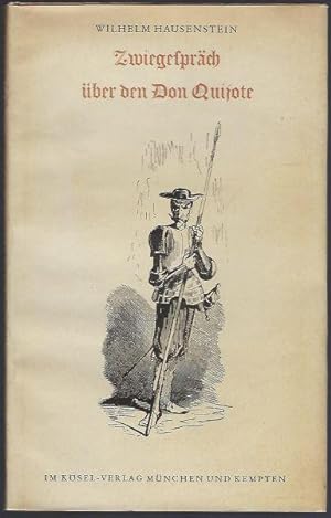 Imagen del vendedor de Zwiegesprch ber den Don Quichote a la venta por Antiquariat Stange