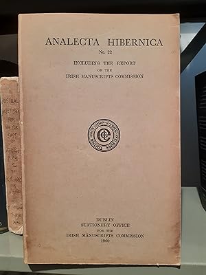 Imagen del vendedor de Analecta Hibernica No 22 - 1960 a la venta por Temple Bar Bookshop