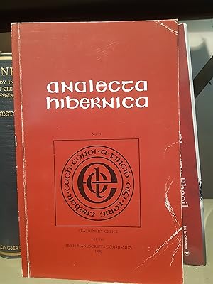 Seller image for Analecta Hibernica: No 33 for sale by Temple Bar Bookshop