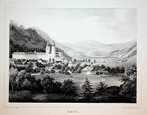 GURK, Ansicht 1844 [aus: Ansichten aus Kärnten etc.]