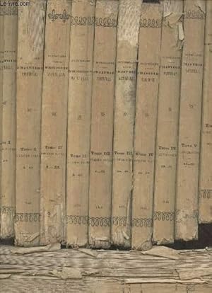 Bild des Verkufers fr Dictionnaire universel d'histoire naturelle - En 24 volumes - Incomplet manque le tome 7 2e partie. zum Verkauf von Le-Livre