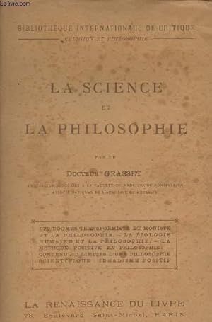 Bild des Verkufers fr La science et la philosophie - "Bibliothque internationale de critique, religion et philosophie" zum Verkauf von Le-Livre