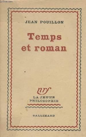 Seller image for Temps et roman - "La jeune philosophie" for sale by Le-Livre