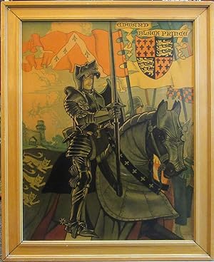 1930s Edward Black Prince Schoolhouse Print by Milo Winter for Denoyer-Geppert Company