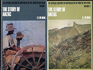 The Official History of Australia in the War of 1914-1918 (The Story of ANZAC, volumes 1 & 2; The...