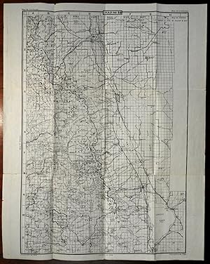 King's Canyon & Sequoia California 1945-50 U.S. Geological Survey detailed map