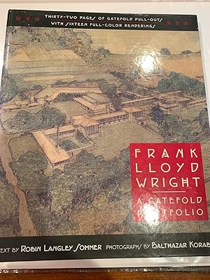 Imagen del vendedor de FRANK LLOYD WRIGHT : a gatefold portfolio a la venta por Happy Heroes