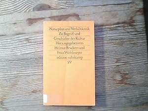 Seller image for Naturplan und Verfallskritik : Zu Begriff und Geschichte der Kultur. Edition Suhrkamp ; 1211 = N.F., Bd. 211 for sale by Antiquariat Bookfarm