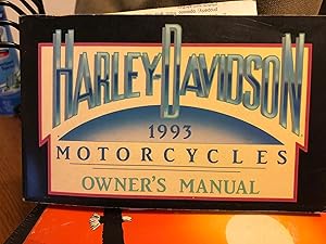 Harley-Davidson 1993 Motorcycles Owner's Manual