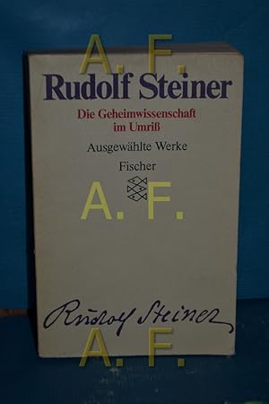 Bild des Verkufers fr Die Geheimwissenschaft im Umriss (Ausgewhlte Werke 5) Fischer , 3095 zum Verkauf von Antiquarische Fundgrube e.U.
