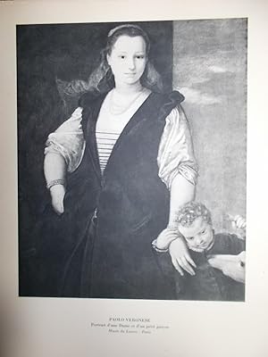 Seller image for PORTRAIT D'UNE DAME ET D'UN PETIT GARCON,MUSEE DU LOUVRE-PARIS for sale by Bibliofolie