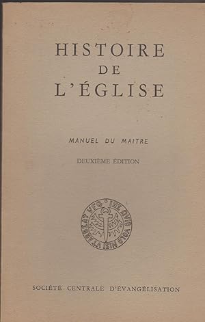 Histoire de l'église - Manuel du maître