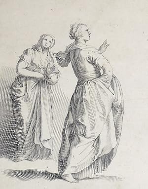 Grafiker des 17. Jahrhunderts , Grafiker des 17. Jahrhunderts. - "Figurenstudie I".