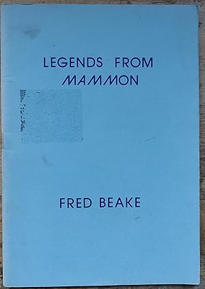 Imagen del vendedor de Legends From Mammon Poems And Translations 1974-1976 a la venta por Shore Books