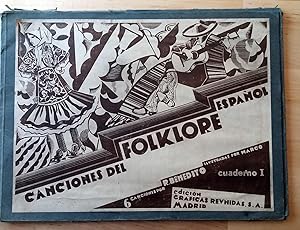 CANCIONES DEL FOLKLORE ESPAÑOL. Cuaderno I