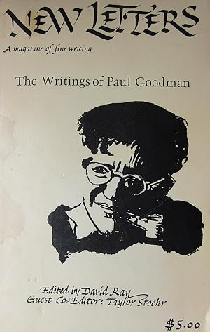 Immagine del venditore per New Letters: A Magazine of Fine Writing - The Writings of Paul Goodman venduto da Moneyblows Books & Music