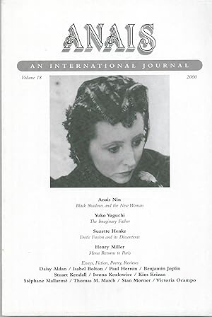 Seller image for Anais - An International Journal - Volume 18, 2000 [Paperback] [Jan 01, 2000] for sale by Sperry Books