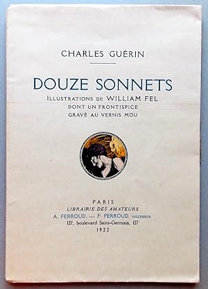 Image du vendeur pour Douze sonnets. mis en vente par Le Cabinet d'Amateur