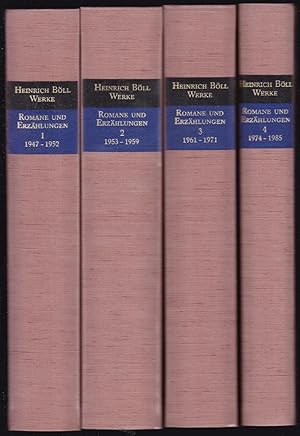 Werke. Romane und Erzählungen, Band 1 - 4 (komplett). Hrsg. von Bernd Balzer