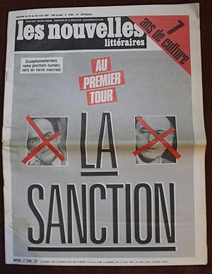 Image du vendeur pour Les Nouvelles Littraires / Journal n2784 (1981) 7 ans de culture. mis en vente par Bouquinerie Spia