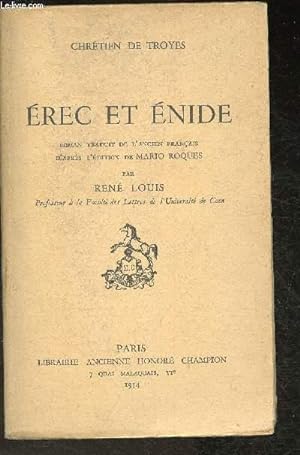 Bild des Verkufers fr Erec et Enide zum Verkauf von Le-Livre