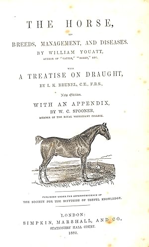 Bild des Verkufers fr The Horse, its BReeds, Management, and Diseases with A Treatise on Draught zum Verkauf von WeBuyBooks