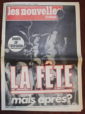 Image du vendeur pour Les Nouvelles Littraires / Journal n2788 (1981) Tempte sur l'information. mis en vente par Bouquinerie Spia