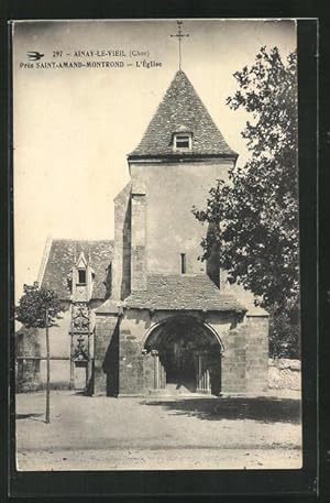 Carte postale Saint-Amand-Montrond, L'Eglise