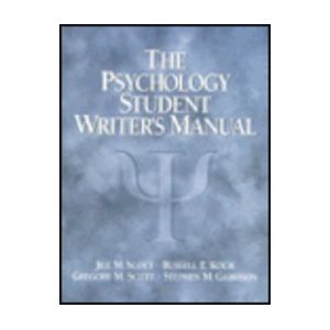 Image du vendeur pour Psychology Student Writers Manual, The (Paperback) mis en vente par InventoryMasters