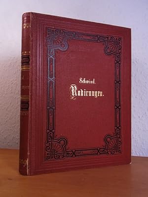 Bild des Verkufers fr Album von Radirungen von Moritz von Schwind. Mit erklrendem Text in Versen zum Verkauf von Antiquariat Weber