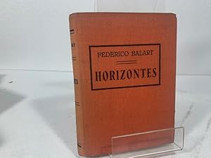 Bild des Verkufers fr HORIZONTES BALART FEDERICO 1897 zum Verkauf von LIBRERIA ANTICUARIA SANZ