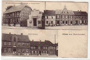 Bild des Verkäufers für 19438 Mehrbild Ak Gruß aus Hornhausen Gasthof um 1915 zum Verkauf von Versandhandel für Sammler