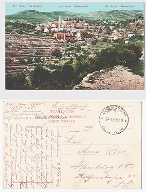66513 Ak mit Feldpoststempel Türkei Feldpost Militär Mission A.O.K.4. 1916