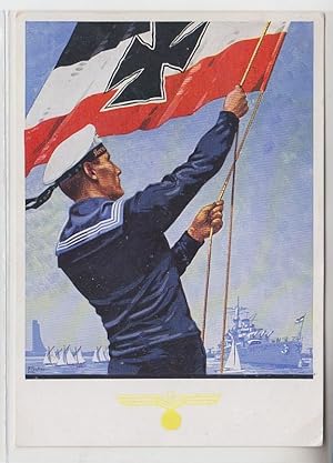 66942 Propaganda Ak Marine Volkswoche Kiel 1935
