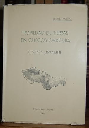 Image du vendeur pour PROPIEDAD DE TIERRAS EN CHECOSLOVAQUIA. Textos legales mis en vente par Fbula Libros (Librera Jimnez-Bravo)