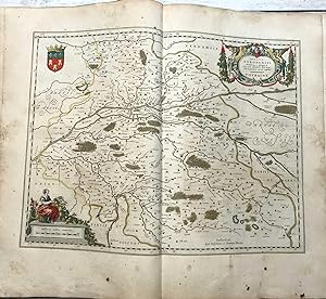1645 BLAEU, Ducatus Turonensis. Touraine. Perlustratus et descriptus ab Isaaco Franco, CARTE ANCI...