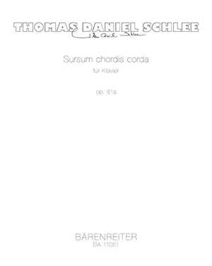 Bild des Verkufers fr Sursum chordis corda fr Klavier op. 81a, Spielpartitur zum Verkauf von AHA-BUCH GmbH
