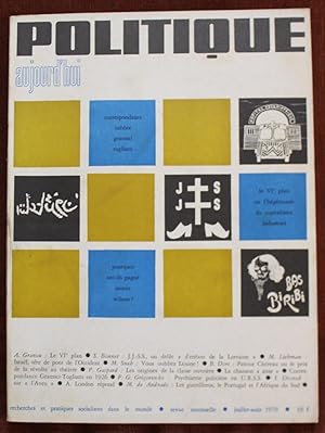 Seller image for POLITIQUE aujourd'hui - Revue n7-8 (1970) Isral, Lnine, Brejnev. for sale by Bouquinerie Spia