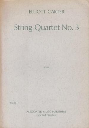 String Quartet No.3 - 4to Study Score