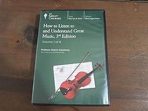 Seller image for How to Listen to and Understanding Great Music, 3rd Edition Vol 1 for sale by Stillwaters Environmental Ctr of the Great Peninsula Conservancy