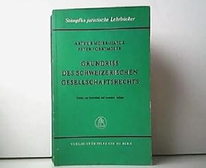 Seller image for Grundriss des schweizerischen Gesellschaftsrechts. Stmpflis juristische Lehrbcher. for sale by Antiquariat Kirchheim