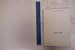 Seller image for Max Bill for sale by Mullen Books, ABAA