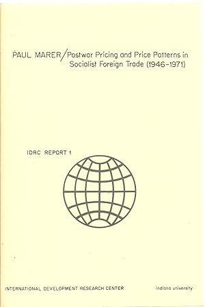 Imagen del vendedor de Postwar Pricing and Price Patterns in Socialist Foreign Trade (1946-1971) a la venta por Sabra Books