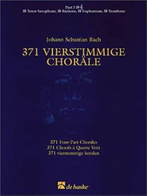 Bild des Verkufers fr 371 4-part Chorales B Flat Tc Part 3 (De Haske Concert Band Full Set) by Various [Paperback ] zum Verkauf von booksXpress